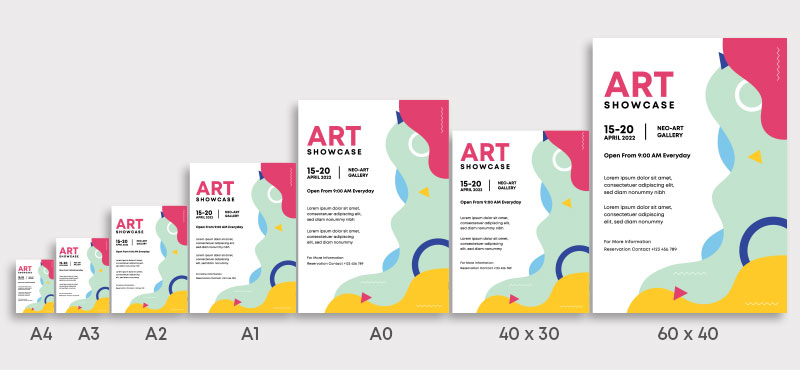 Paper Sizes Guide, UK Flyer & Poster Sizes in CM & Inches, A3, A4, A5 & A6