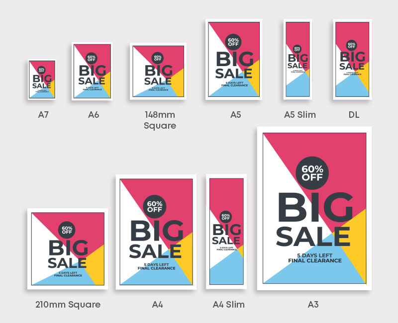 Paper Sizes Guide, UK Flyer Sizes in MM & Pixels, A3, A4, A5 & A6 | instantprint