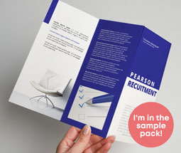 Z-fold leaflets