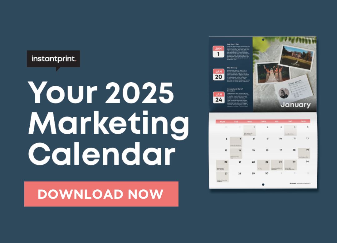 free 2025 marketing calendar download button