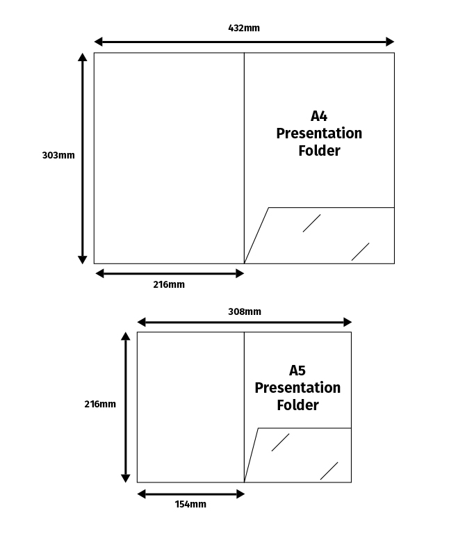 folder dimensions